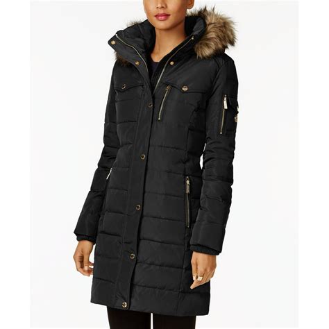 michael kors bubble coat womens|Michael Kors puffer coat.